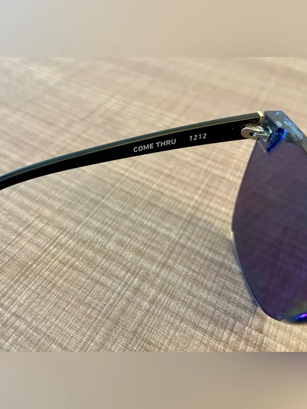 Quay Australia Blue Come Thru Sunglasses